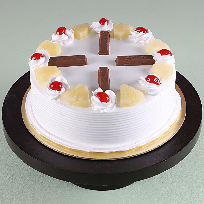 Online Kitkat Pineapple Cake:Birthday Cakes Ranchi