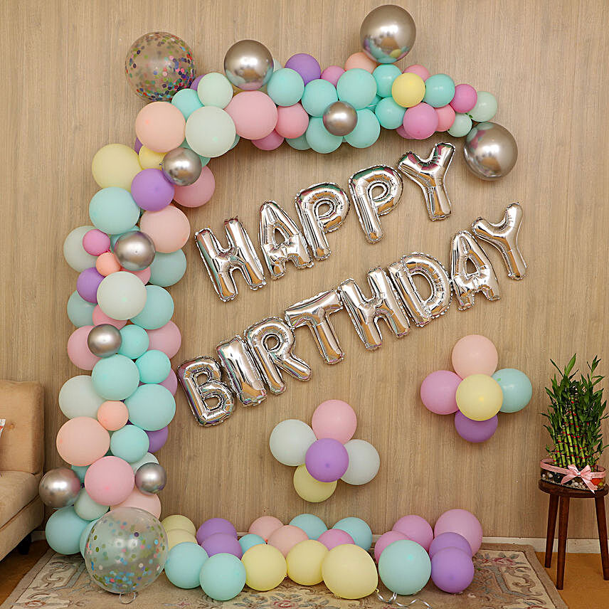 online happy birthday foil balloon decoration for home:Glamorous Room Decorations
