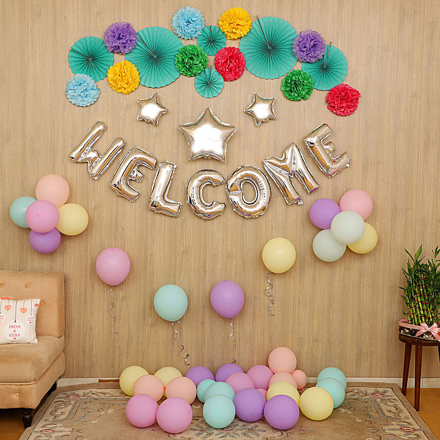 party decoration for welcome online