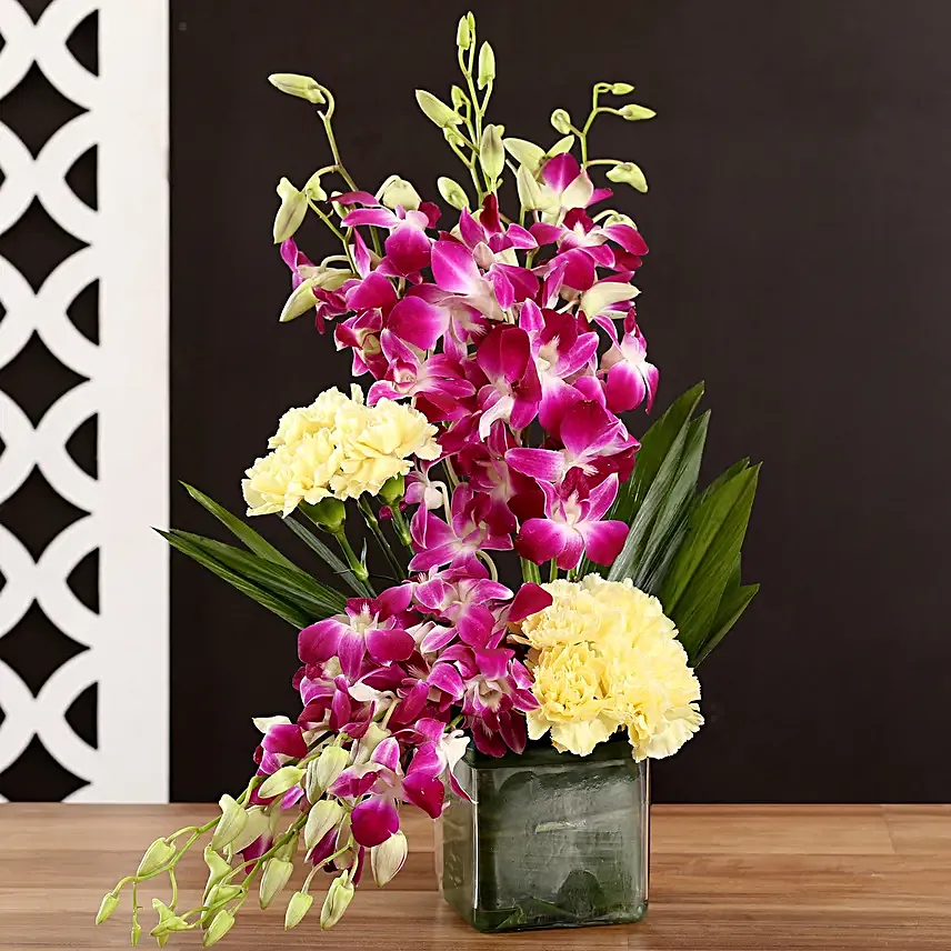 Buy Online Carnation and Orchids:Diwali Flowers