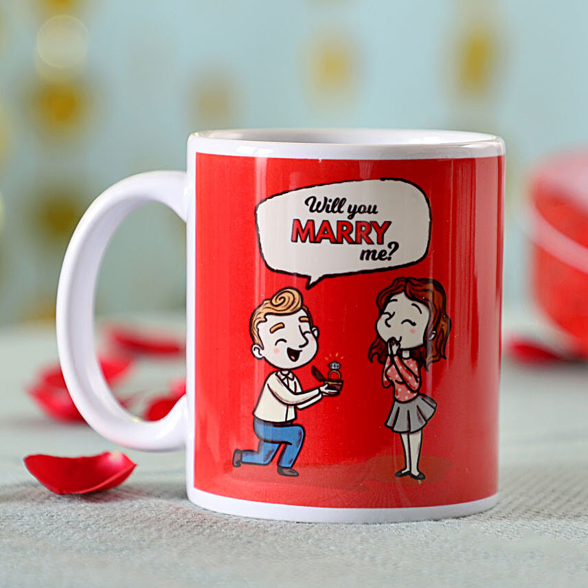 Marry Me Printed Mug