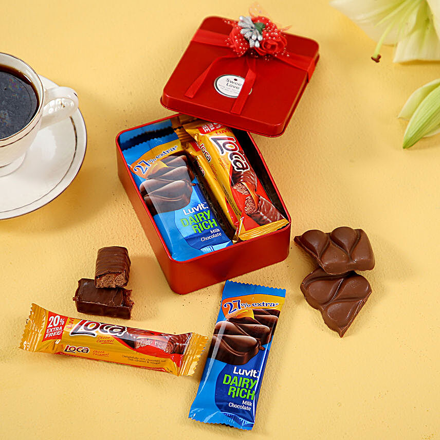 Irresistible LuvIt Chocolate Tin Box