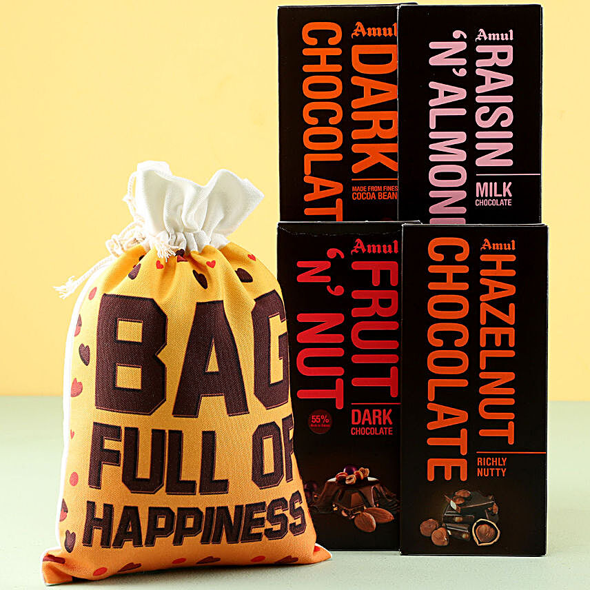 Flavorful Amul Chocolates Happiness