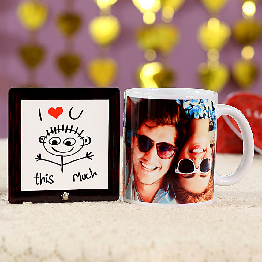 Super Romantic Cushion Mug Combo