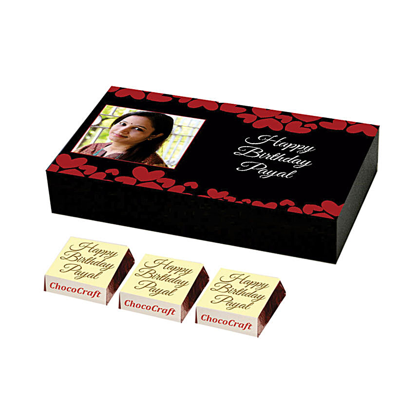 Delicious Chocolates In Personalised Box