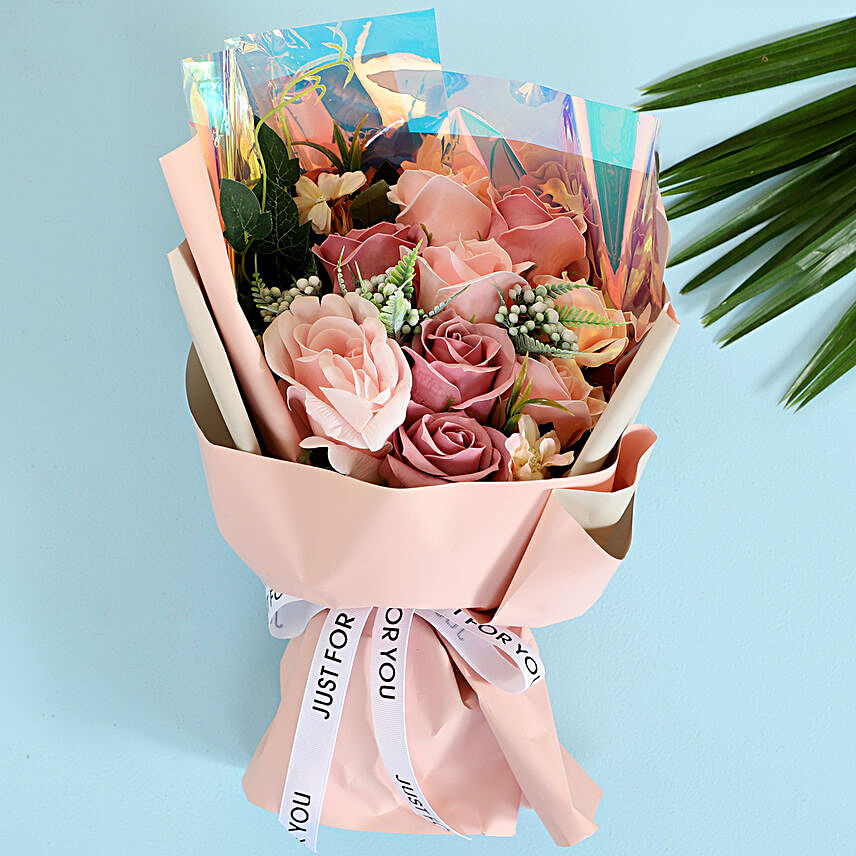 Pink Artificial Flower Bouquet