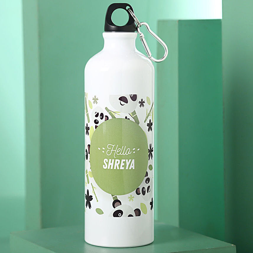 Personalised Panda Name Bottle:Same Day Delivery Personalised Gifts