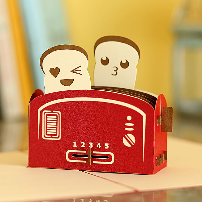 Toaster Pop Up Greeting Card