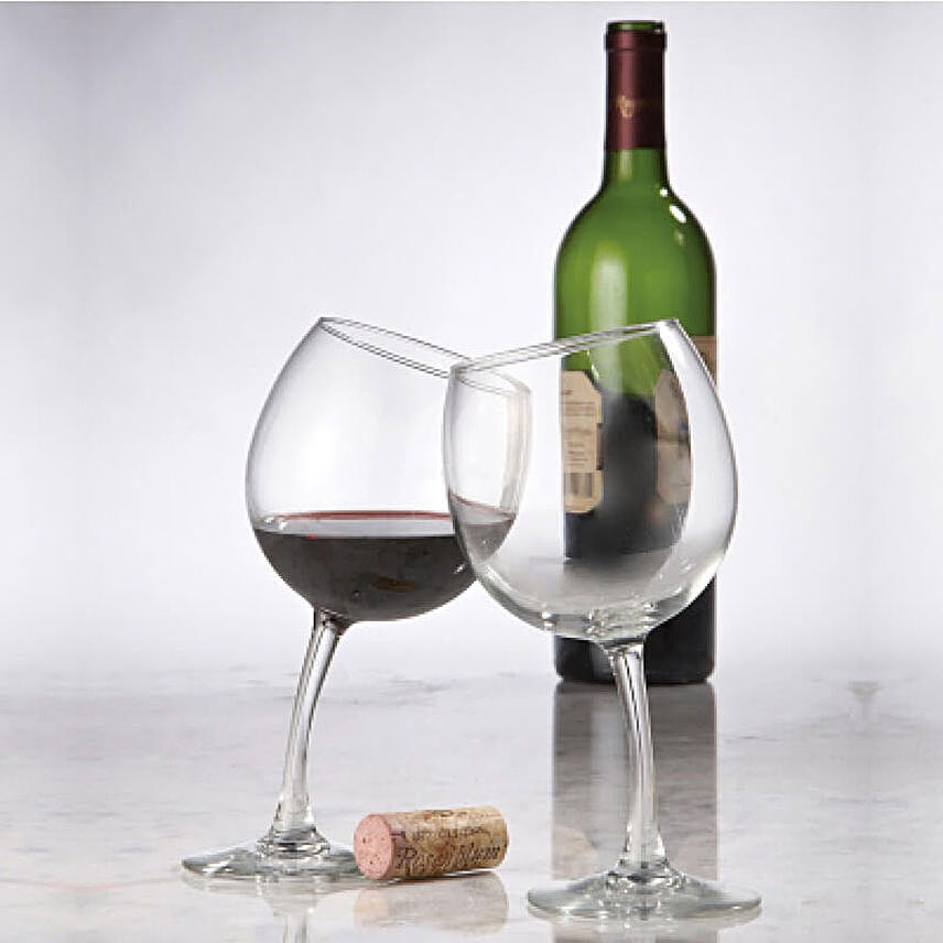Perfect Set of 2 Classy Wine Glasses