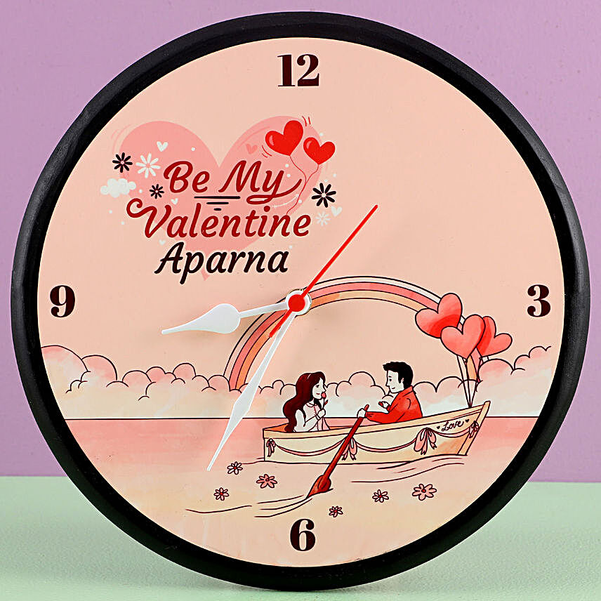Be Mine Personalised Wall Clock