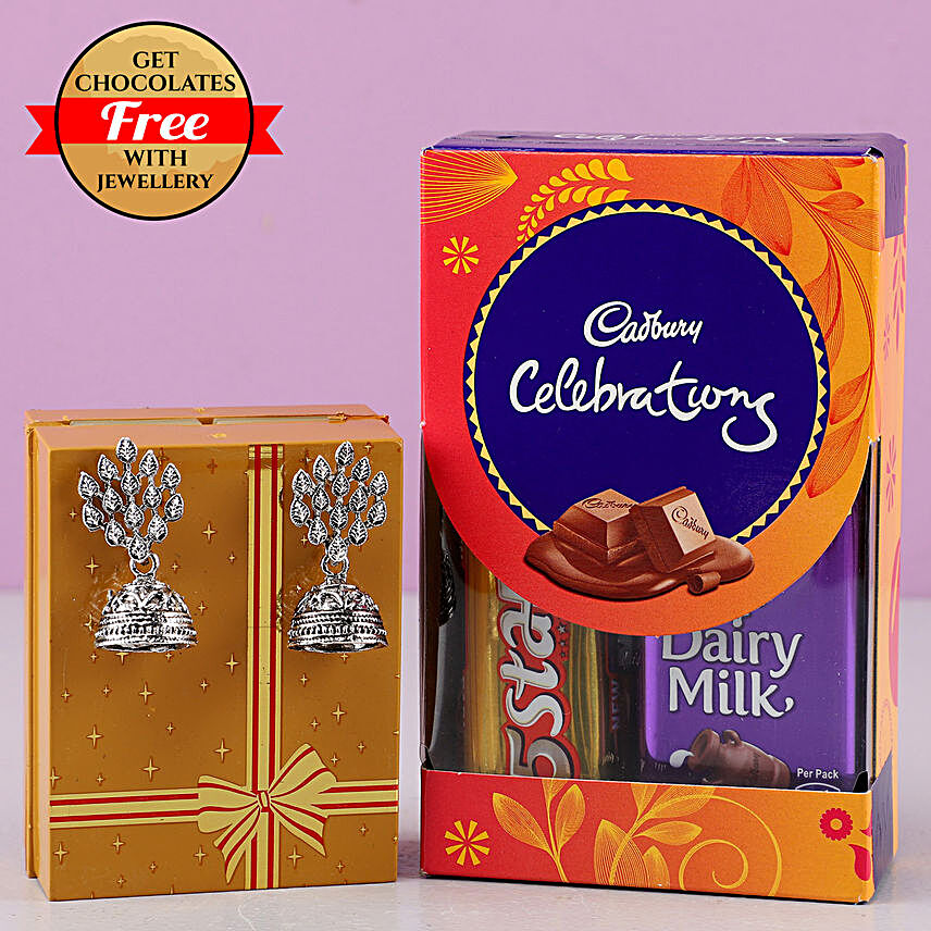 Free Chocolates With Designer Earrings