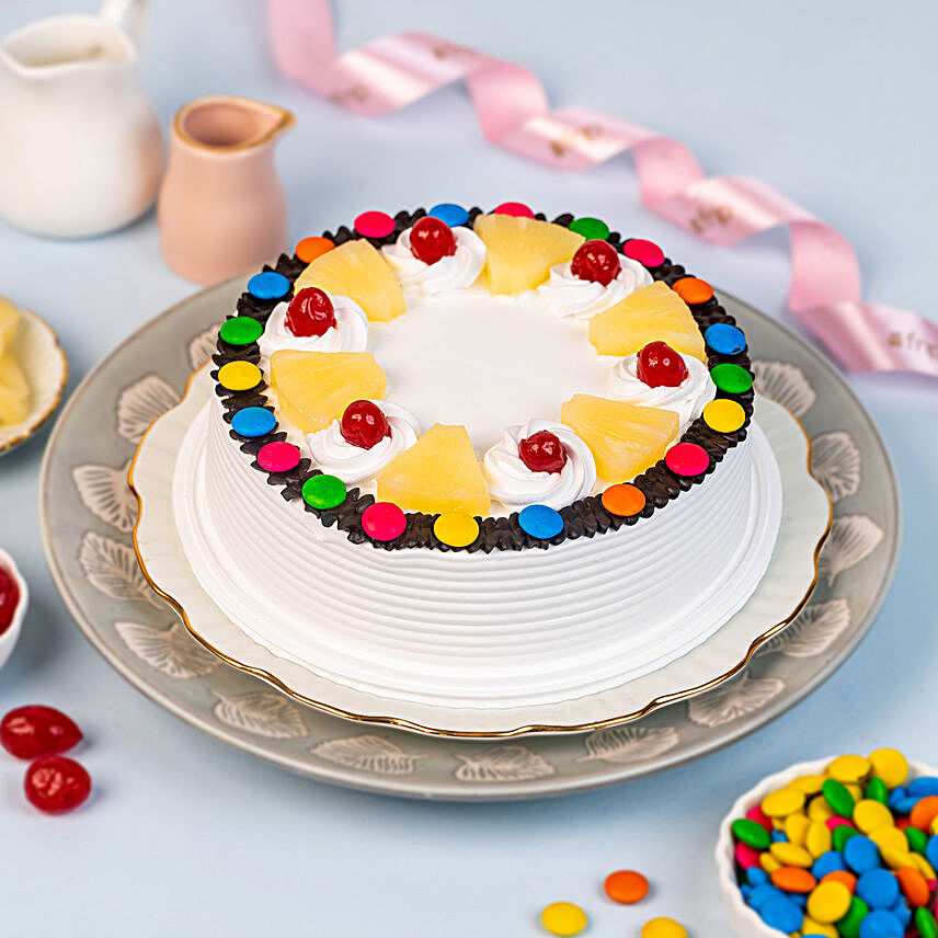 Fresh Pineapple Cake Online:Birthday Cakes