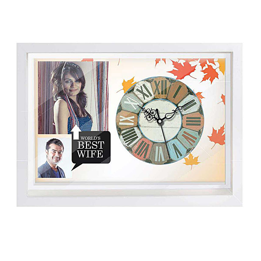 Personalised Best Wife Wall Clock