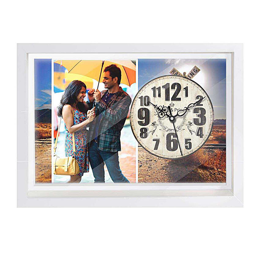 Personalised Wall Clock For Couple