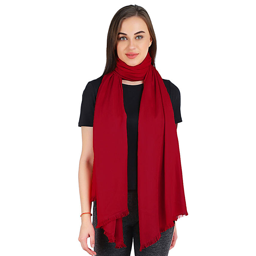 deane and white cashmere scarf