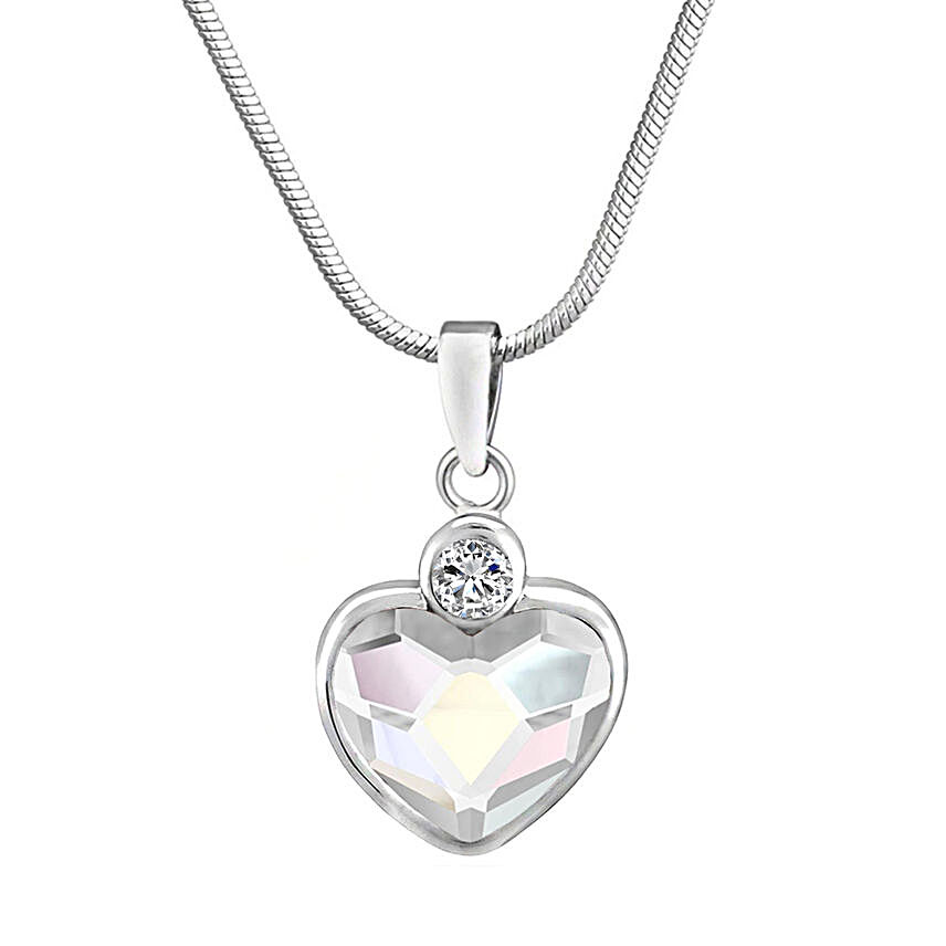 Heart Shaped Pendant With Chain