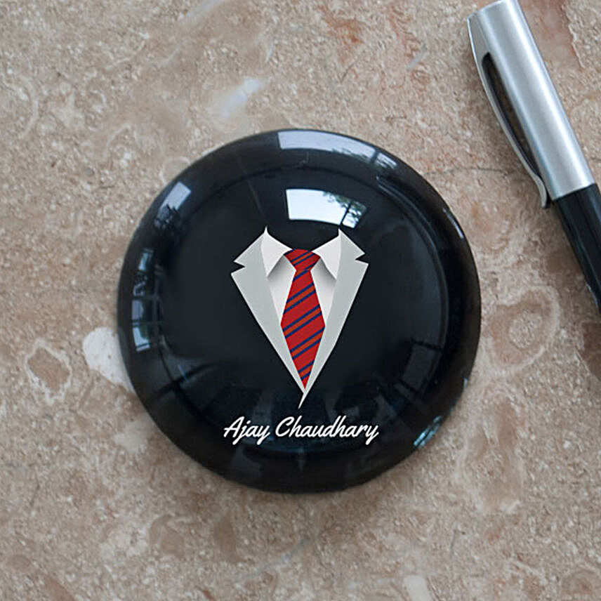 Personalised Gentleman's Paperweight:Birthday Gift For Father In Law
