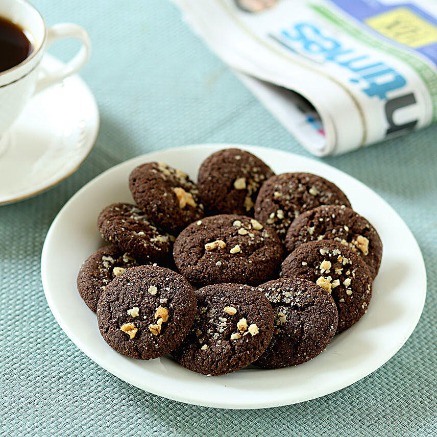 Sugar Free & Gluten Free Choco Nut Cookies