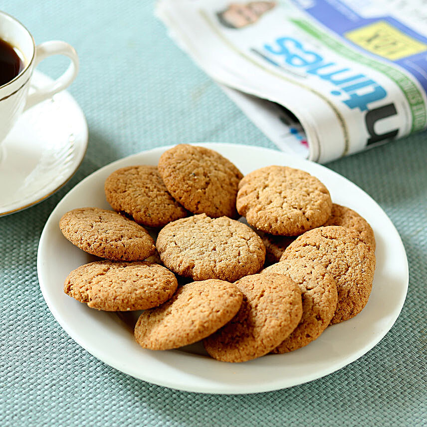 Sugar Free & Gluten Free Ajwain Cookies