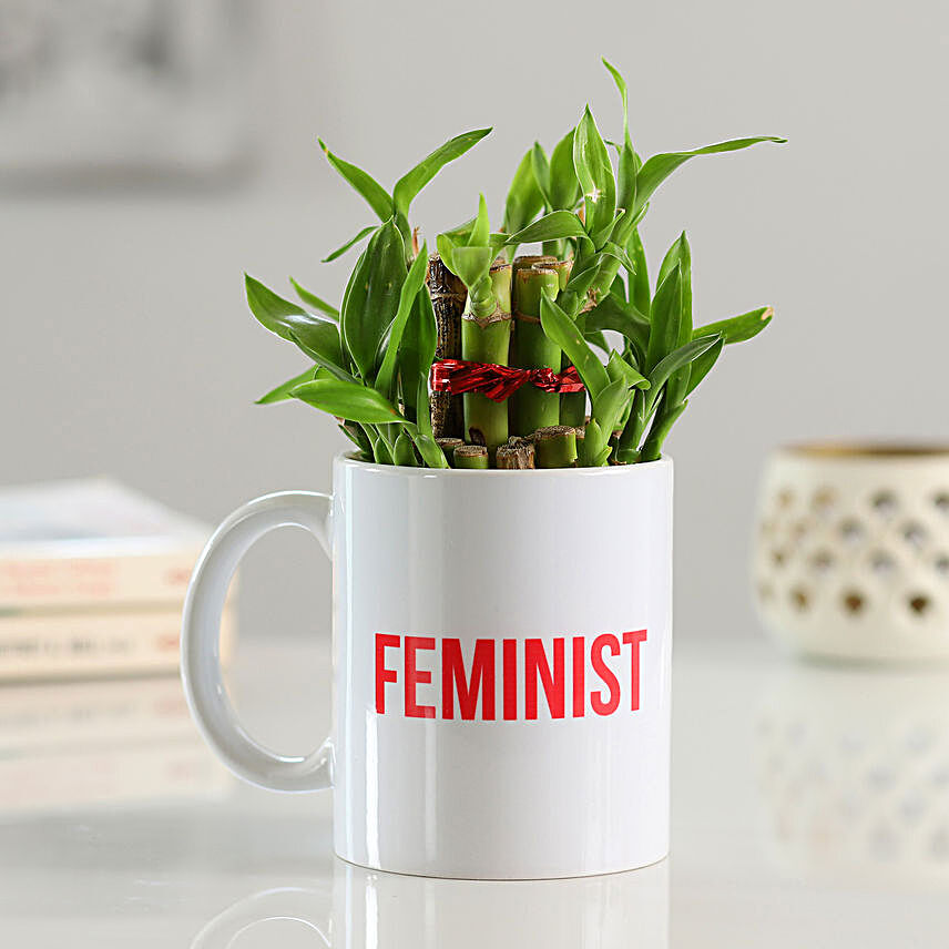 2 Layer Bamboo In Feminist Printed Mug