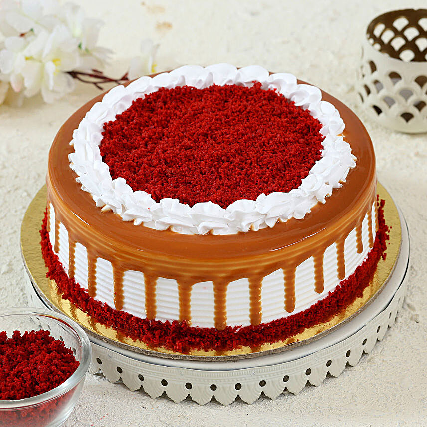 Scrumptious Red Velvet Cake Half Kg