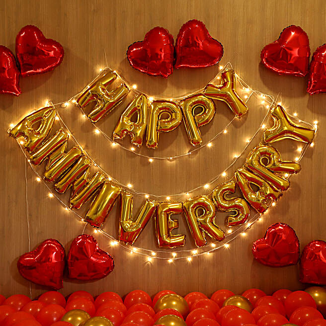 Buy/Send Happy Anniversary Surprise Décor Online- FNP