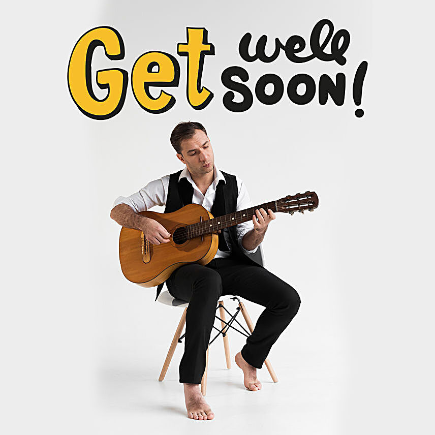 Get Well Soon Special Guitarist on Video Call 10-15 Mins