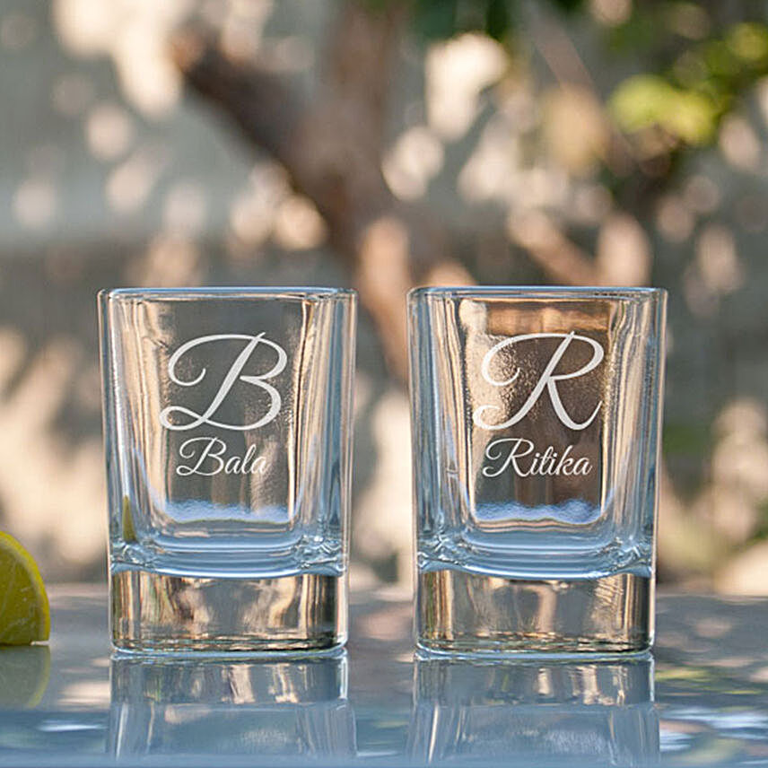 Couple Together Personalised Shot Glasses
