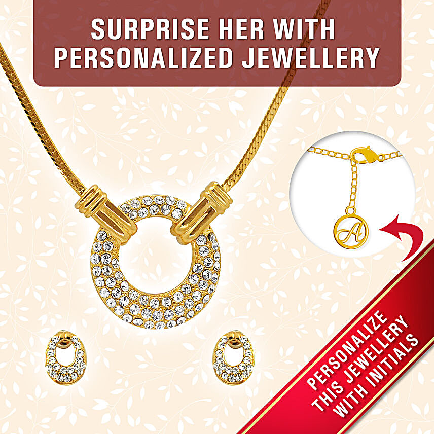 pendant set for girlfriend:Personalised Jewellery