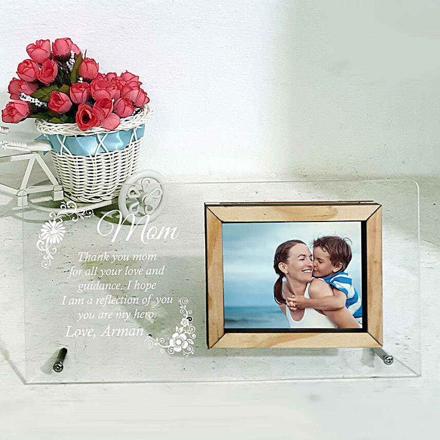 Thank You Mom Personalised Photo Frame
