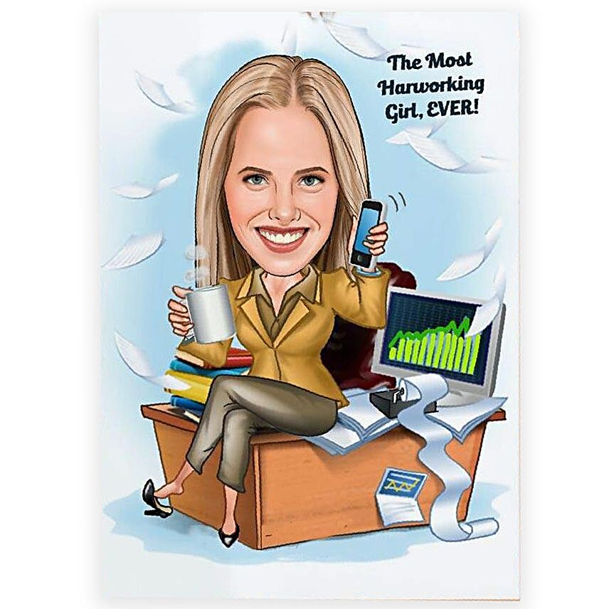 Working Girl Personalised E-Poster