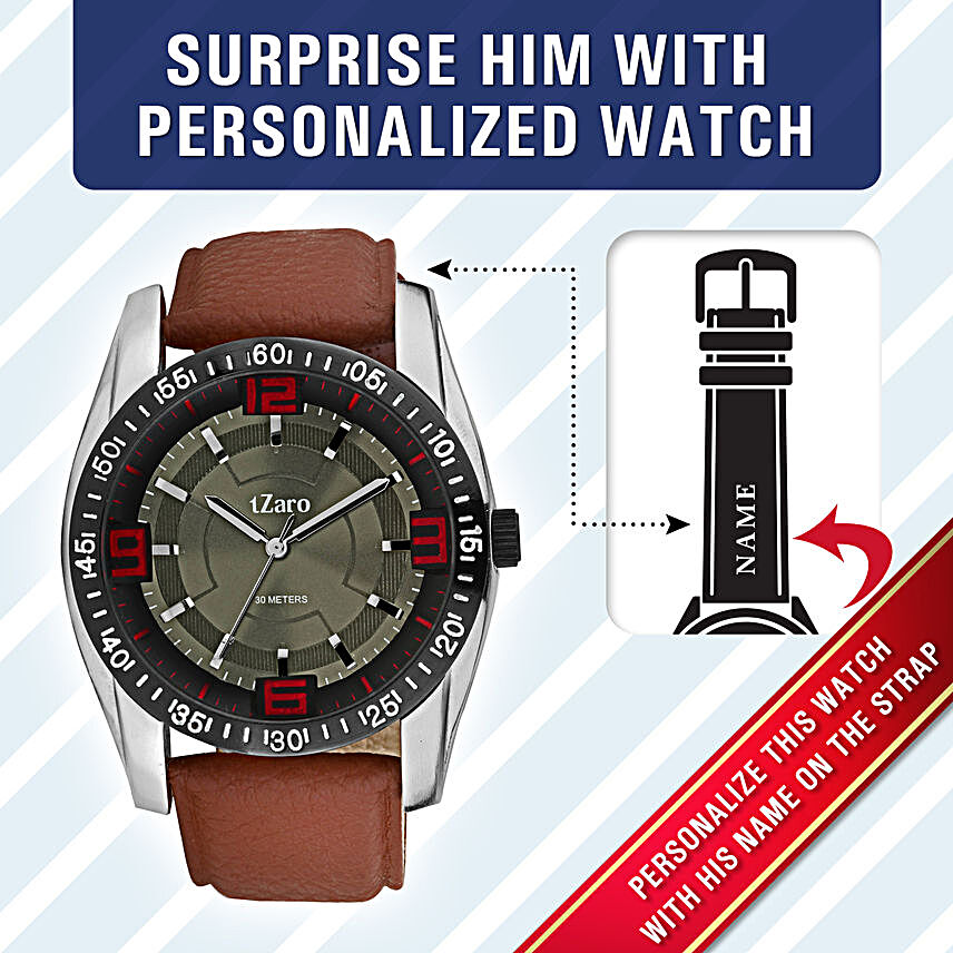 Personalised Sporty Design Watch For Him