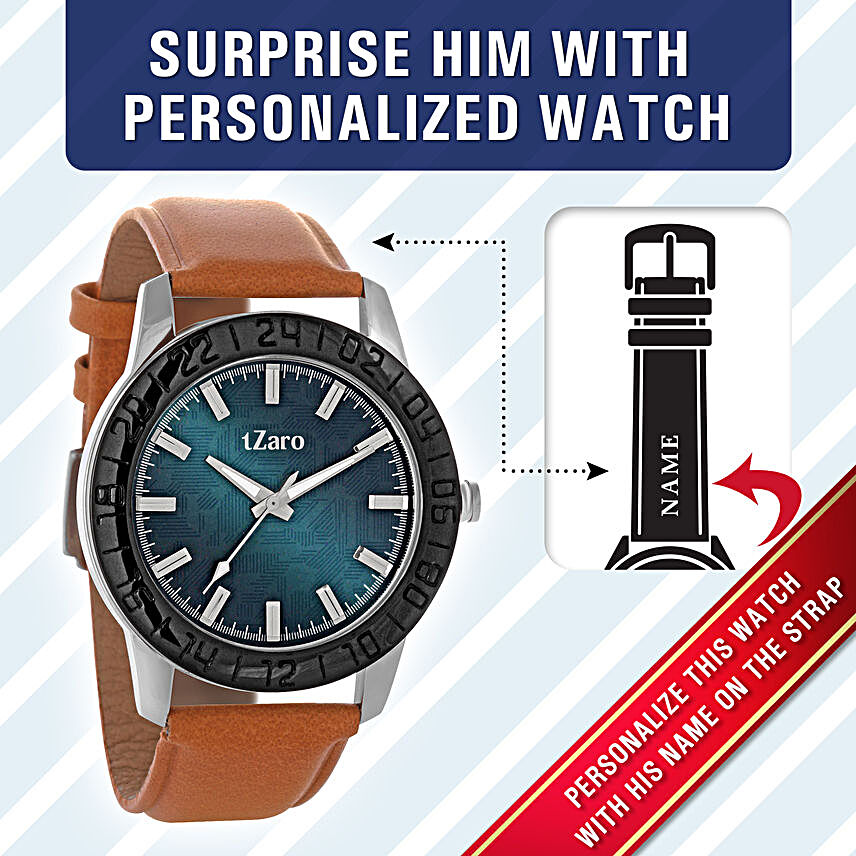 Charming Personalised Strap Watch For Him