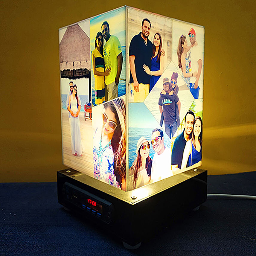 musical lamp with speaker:Personalised Wedding Anniversary Gifts