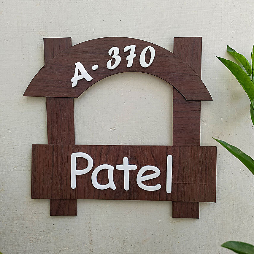 Wooden Personalised Name Plate