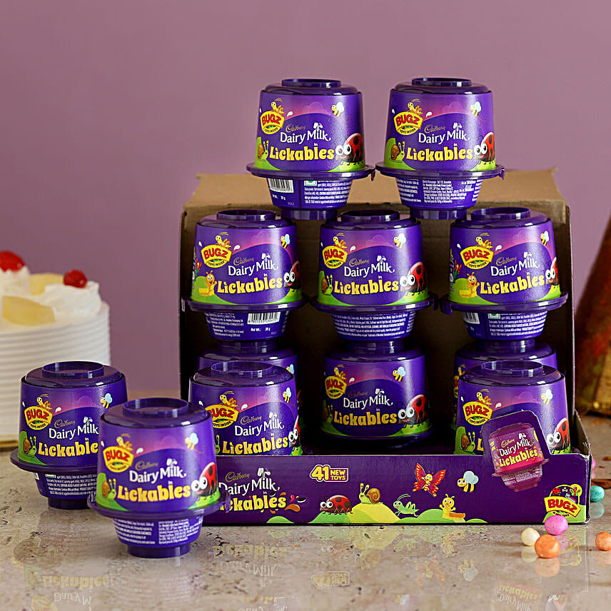 Buy/Send Pack Of 12 Dairy Milk Lickables Online FNP
