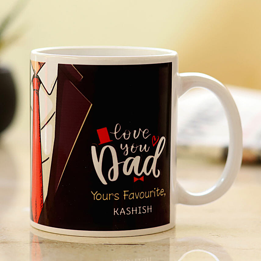 Personalised Love You Dad Mug