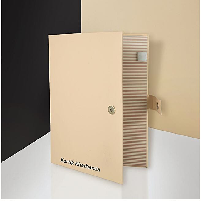 Buy/Send Personalised Nude Coloured A4 Notepad Online FNP
