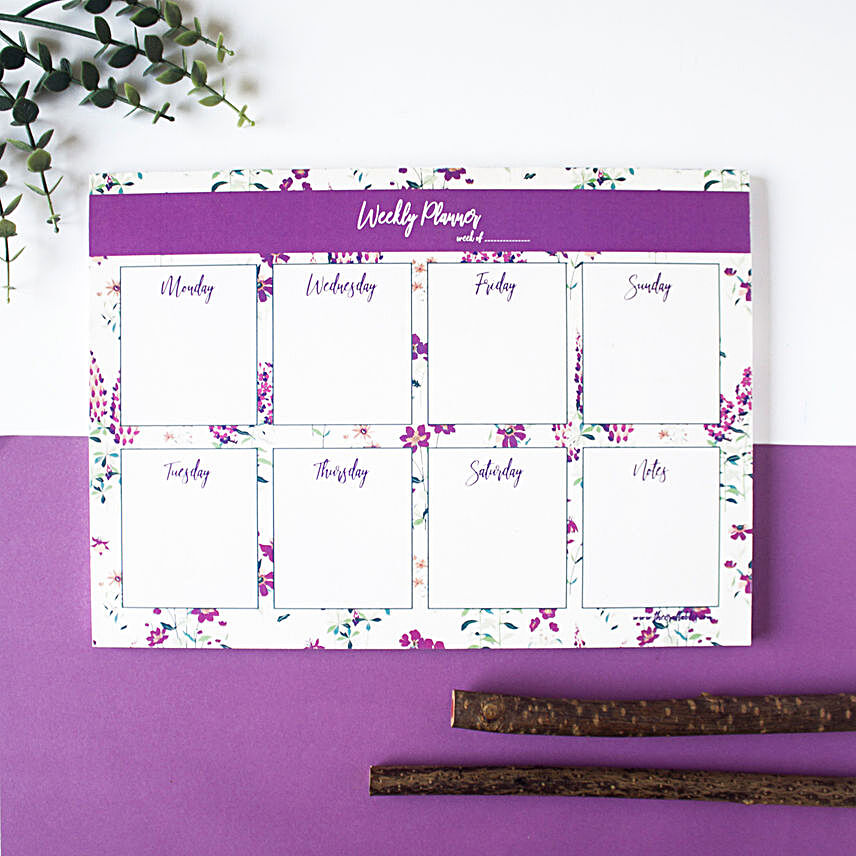 Wallflower Weekly Planner Lavender