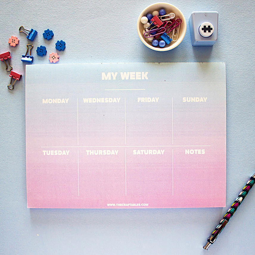 Ombre Weekly Planner Dreamy