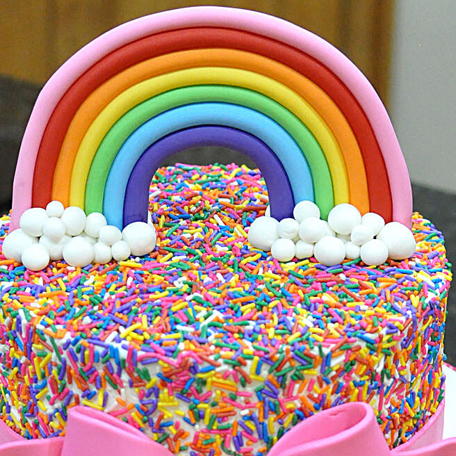 Buy/Send Rainbow Sprinkles Chocolate Cake 1 Kg Online Ferns N Petals