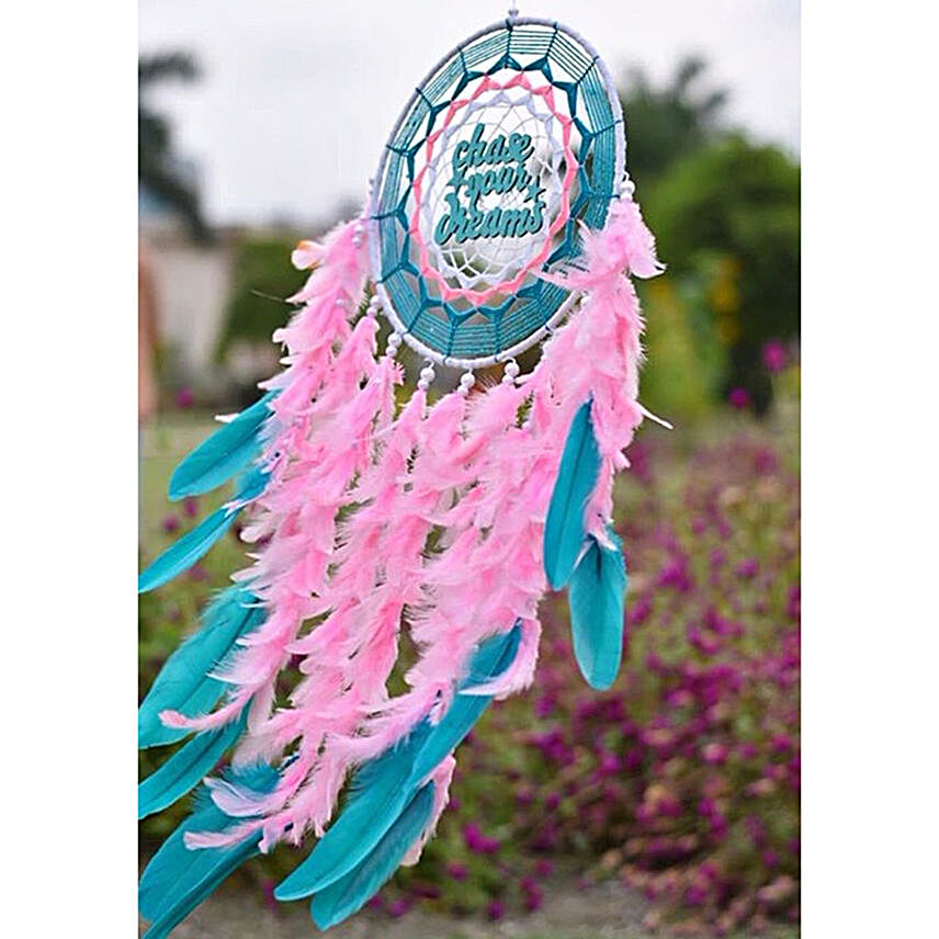 Chase Your Dreams Pink Dreamcatcher