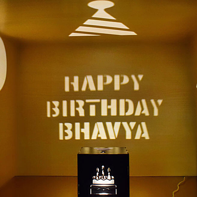 Buy/Send Happy Birthday Wooden Shadow Box Online Ferns N Petals