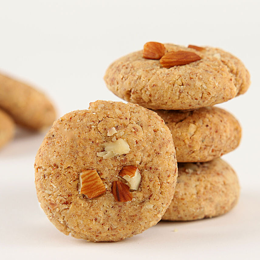 Almond Crust & Choco Filled Healthy Cookies