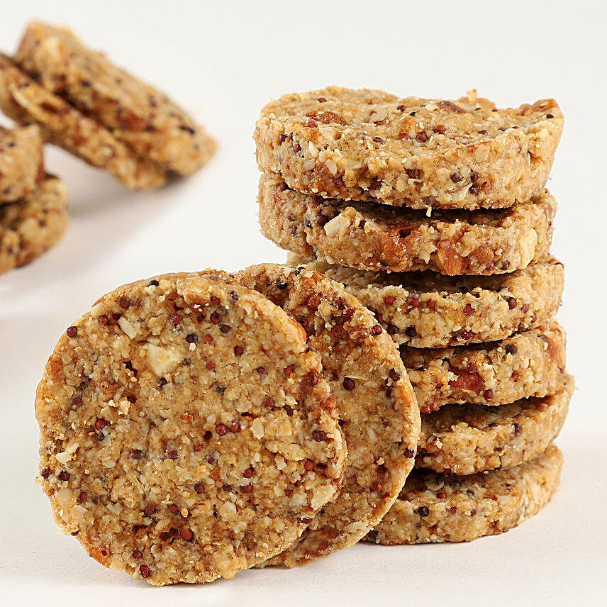 Healthy Ragi Almond Cookies