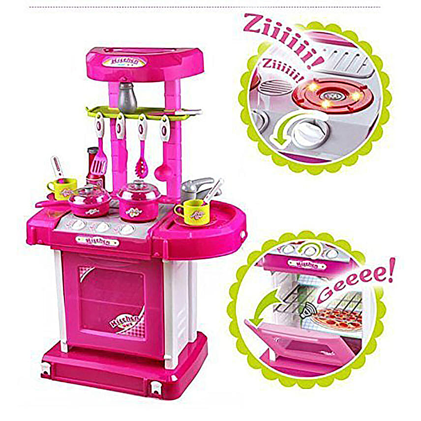Barbie girl kitchen set deals