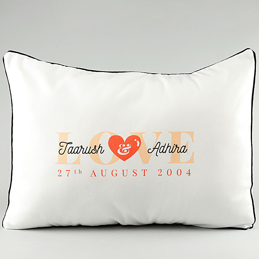Love Personalised Pillow Cover