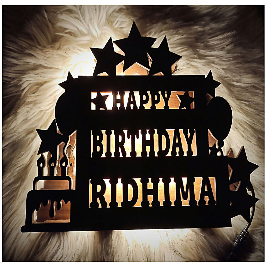 Special Birthday Gift Name Board