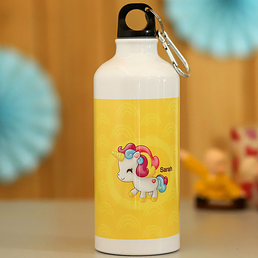 Happy Unicorn Personalised Bottle