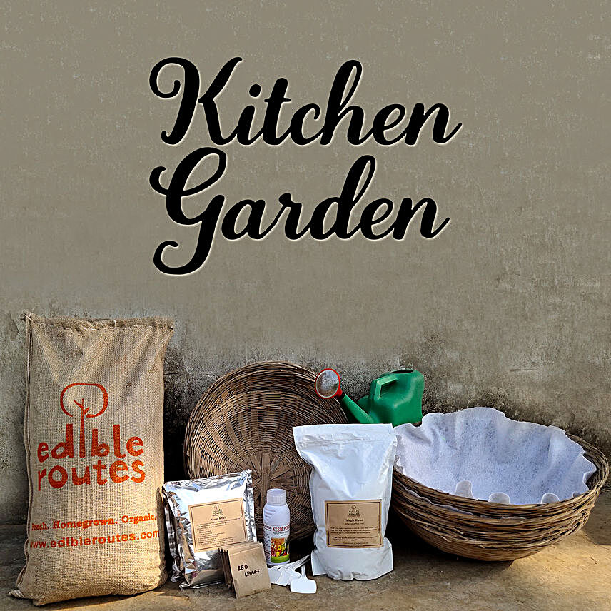 Leafy Greens Kitchen Garden Baskets